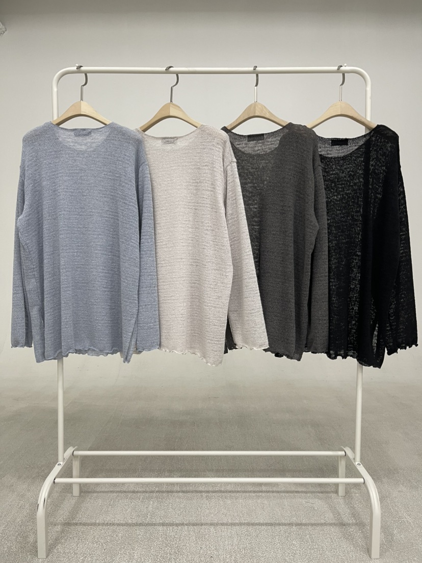 REIZ韓國直郵實拍女士新款推薦職業熱賣時尚26春夏長袖T恤REIZ長袖T恤