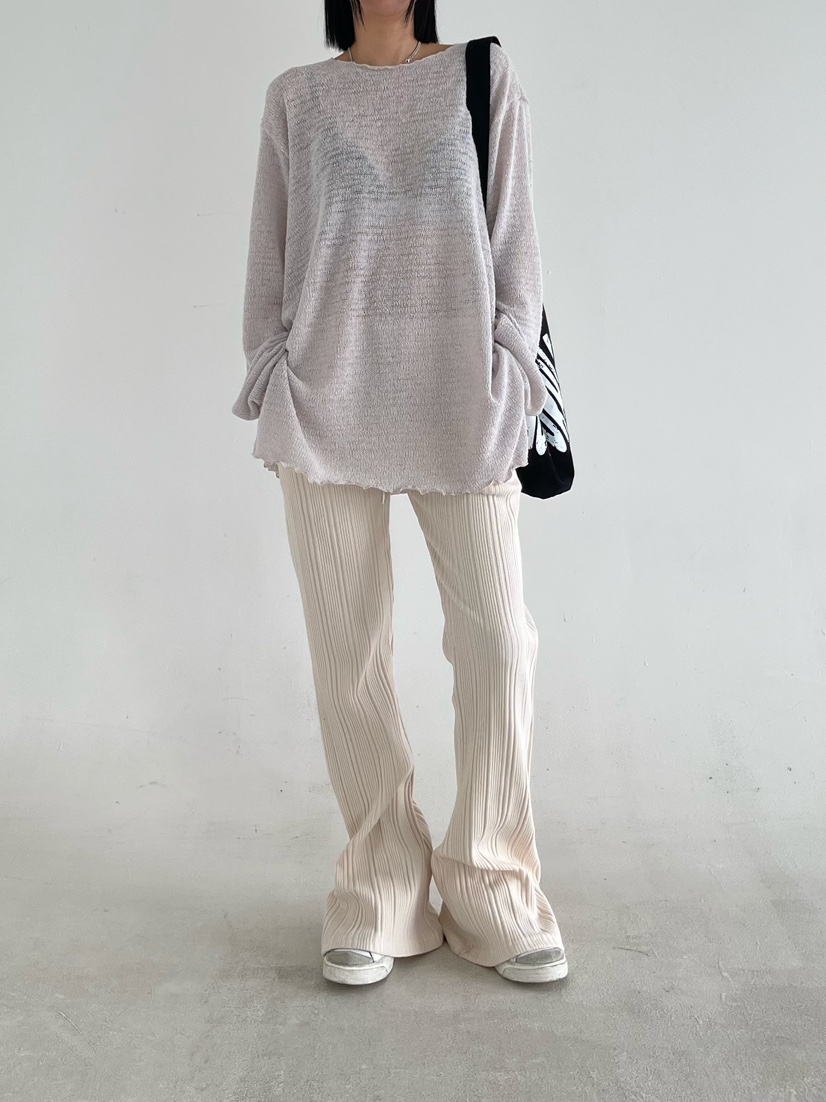 REIZ韓國直郵實拍女士新款推薦職業熱賣時尚26春夏長袖T恤REIZ長袖T恤