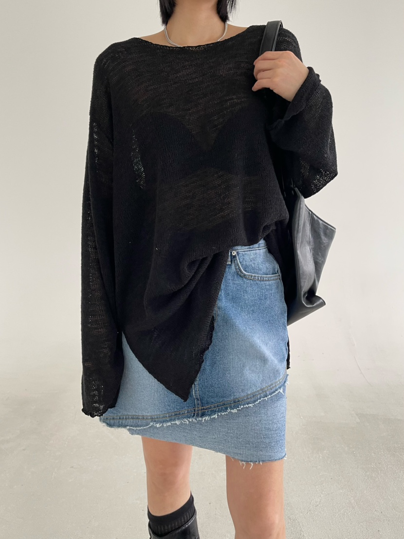 REIZ韓國直郵實拍女士新款推薦職業熱賣時尚26春夏長袖T恤REIZ長袖T恤