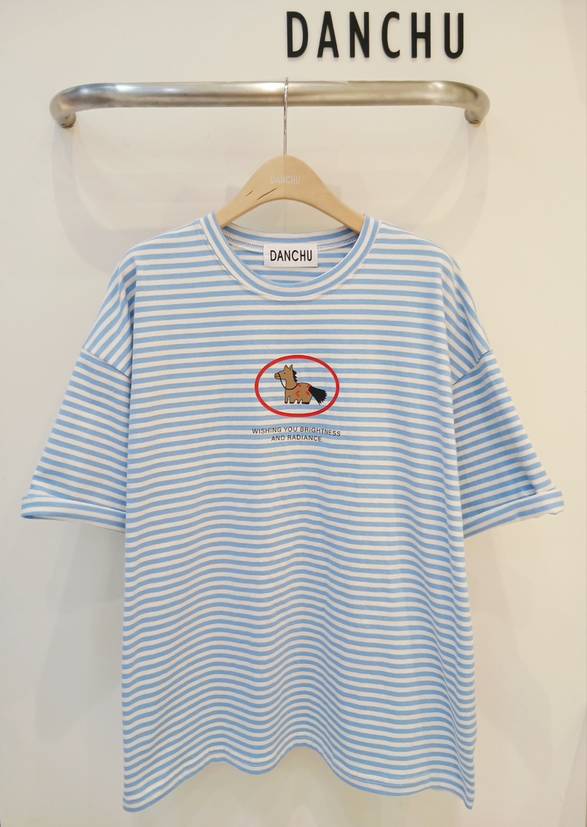 DANCHU韓國東大門直郵女士新品推薦26春夏職業人氣熱賣T恤DANCHUT恤圖色1