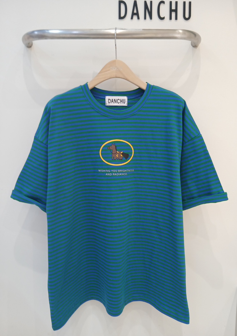 DANCHU韓國東大門直郵女士新品推薦26春夏職業人氣熱賣T恤DANCHUT恤圖色3