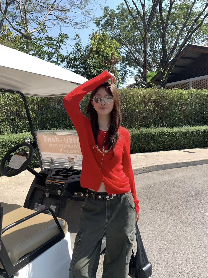 EOMPIT韓國直郵女裝新品熱賣時尚職業休閑26春夏人氣針織衫EOMPIT針織衫