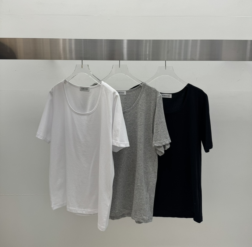 AMOOD韓國直郵女裝新款職業人氣休閑熱賣時尚26春夏推薦T恤AMOODT恤