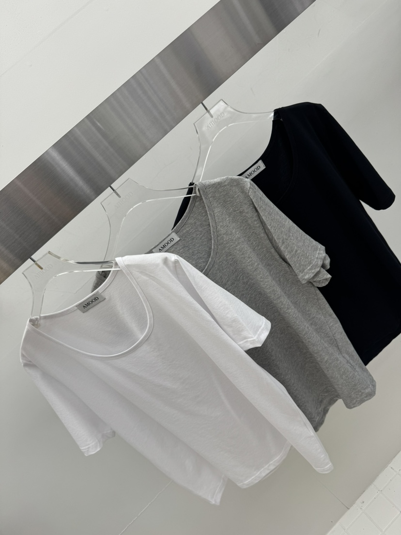 AMOOD韓國直郵女裝新款職業人氣休閑熱賣時尚26春夏推薦T恤AMOODT恤