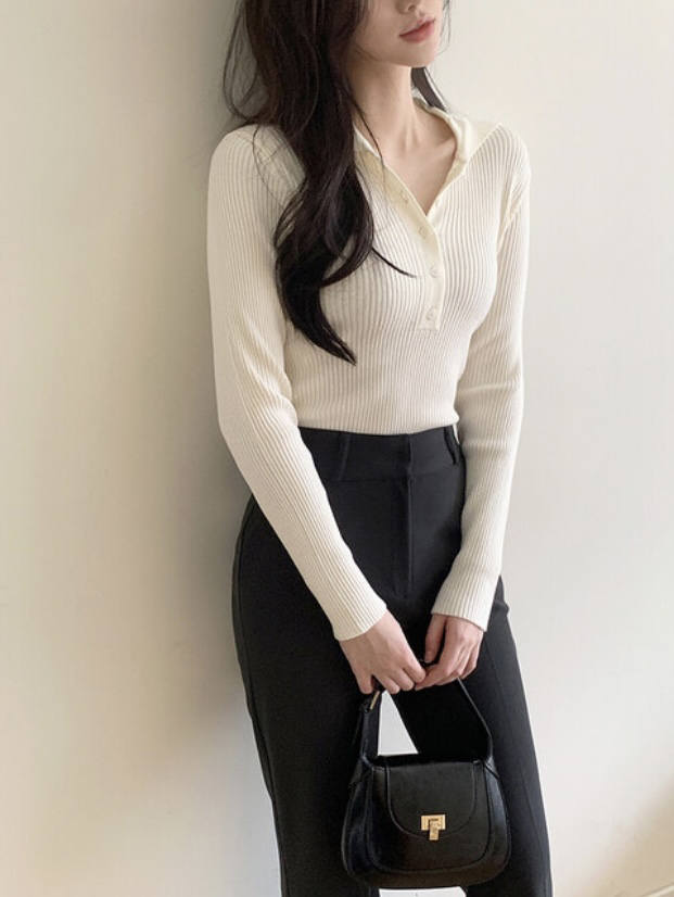 BLACK NOTE韓國直郵實拍女裝新品職業時尚26春夏推薦針織衫BLACK NOTE針織衫