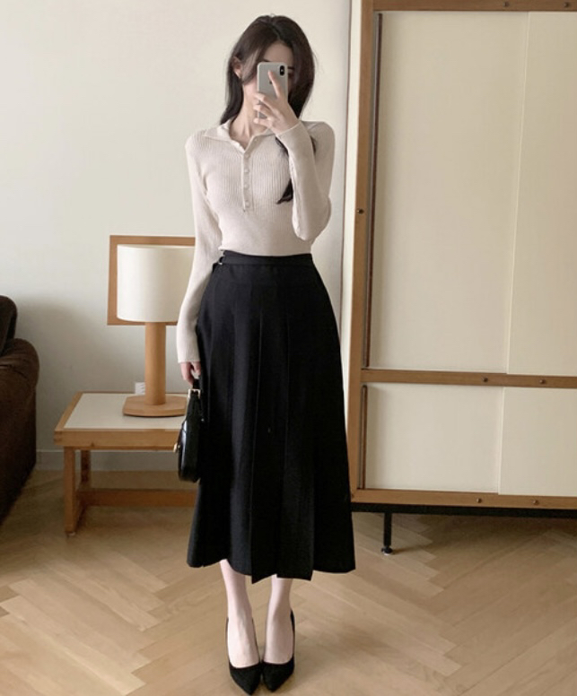 BLACK NOTE韓國直郵實拍女裝新品職業時尚26春夏推薦針織衫BLACK NOTE針織衫