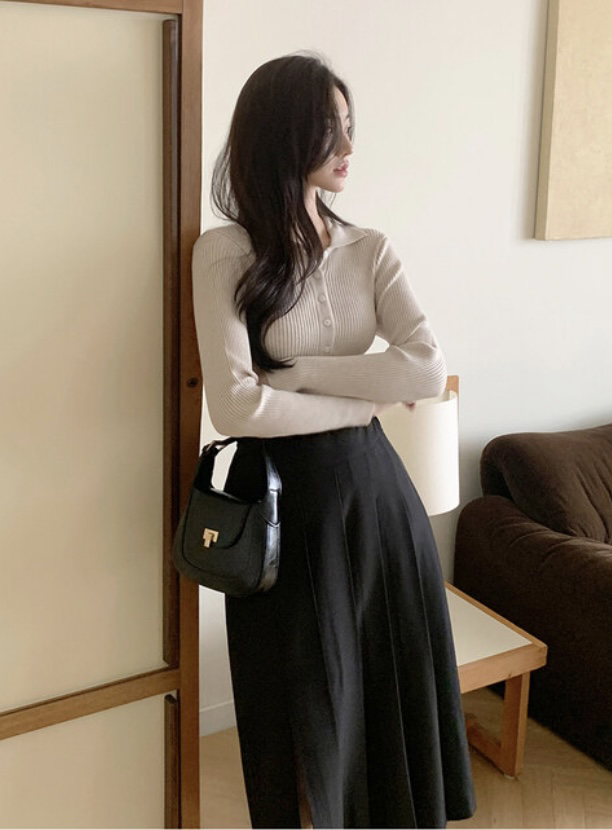 BLACK NOTE韓國直郵實拍女裝新品職業時尚26春夏推薦針織衫BLACK NOTE針織衫