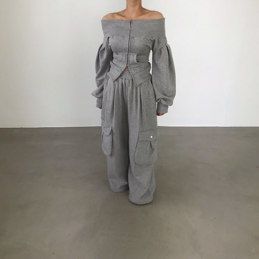 2TWO MOON韓國代購女裝新款時尚熱賣26春夏休閑衛衣拉鏈2TWO MOON衛衣