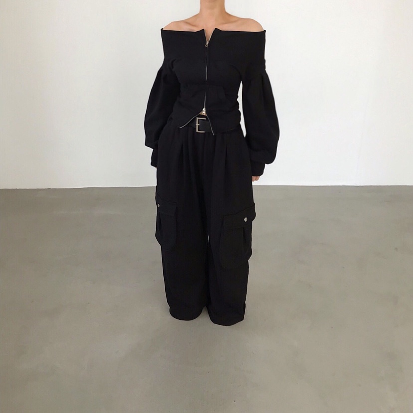 2TWO MOON韓國代購女裝新款時尚熱賣26春夏休閑衛衣拉鏈2TWO MOON衛衣