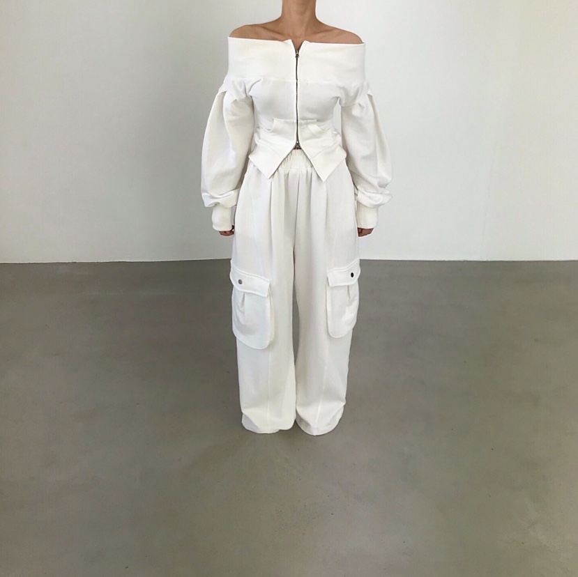 2TWO MOON韓國代購女裝新款時尚熱賣26春夏休閑衛衣拉鏈2TWO MOON衛衣