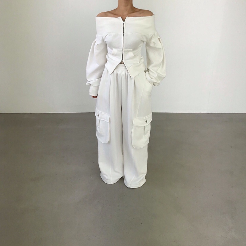 2TWO MOON韓國代購女裝新款時尚熱賣26春夏休閑衛衣拉鏈2TWO MOON衛衣