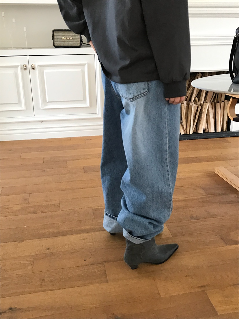 ESCHER韓國代購女裝新品職業推薦熱賣時尚人氣26春夏牛仔褲ESCHER牛仔褲