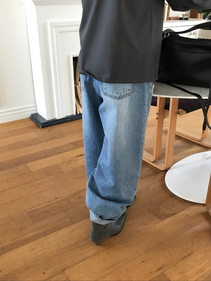 ESCHER韓國代購女裝新品職業推薦熱賣時尚人氣26春夏牛仔褲ESCHER牛仔褲