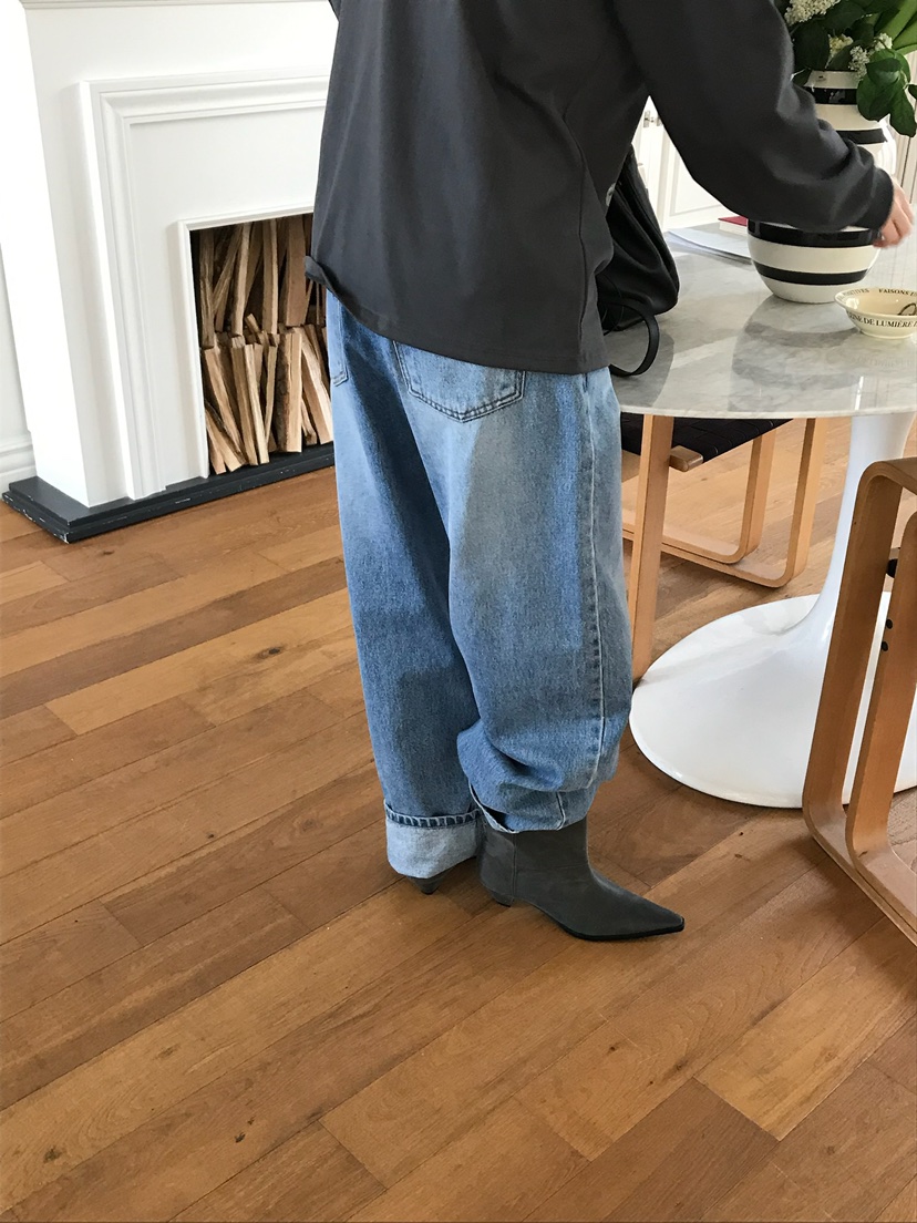 ESCHER韓國代購女裝新品職業推薦熱賣時尚人氣26春夏牛仔褲ESCHER牛仔褲