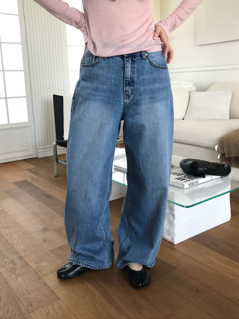 ESCHER韓國代購女裝新品職業推薦熱賣時尚人氣26春夏牛仔褲ESCHER牛仔褲