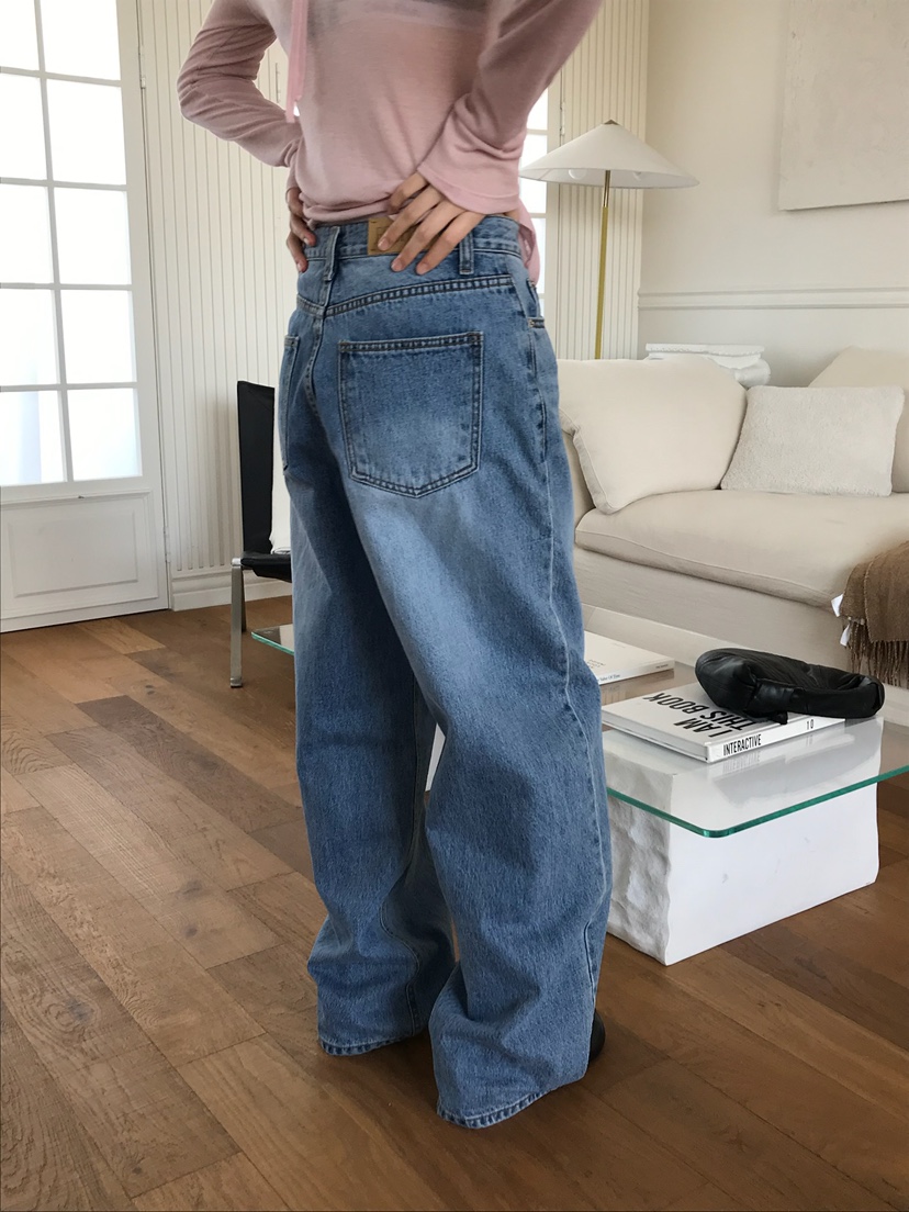 ESCHER韓國代購女裝新品職業推薦熱賣時尚人氣26春夏牛仔褲ESCHER牛仔褲