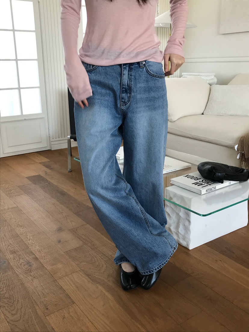 ESCHER韓國代購女裝新品職業推薦熱賣時尚人氣26春夏牛仔褲ESCHER牛仔褲