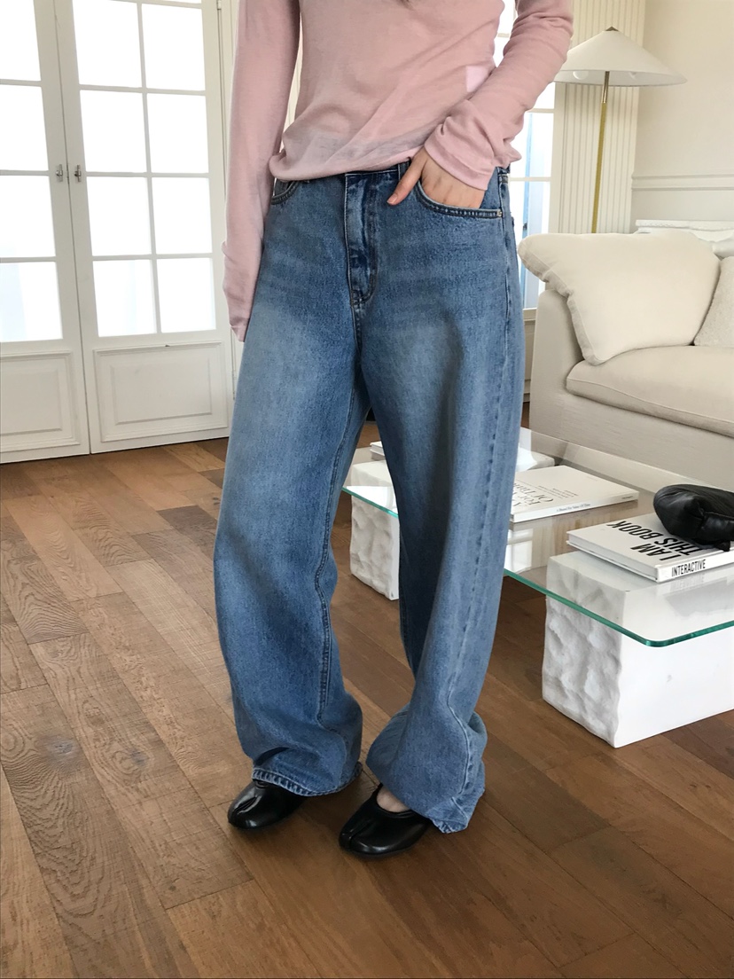 ESCHER韓國代購女裝新品職業推薦熱賣時尚人氣26春夏牛仔褲ESCHER牛仔褲