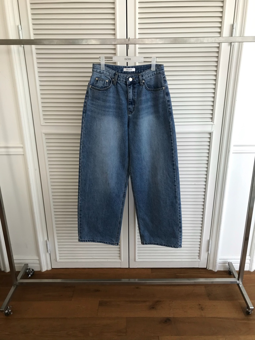 ESCHER韓國代購女裝新品職業推薦熱賣時尚人氣26春夏牛仔褲ESCHER牛仔褲圖色1