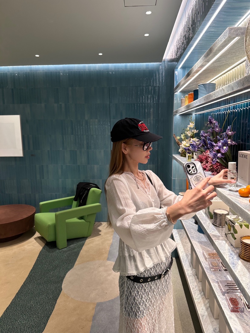 ZEROZERO韓國直郵實拍女士新款26春夏推薦襯衫蕾絲衫蕾絲ZEROZERO襯衫/蕾絲衫