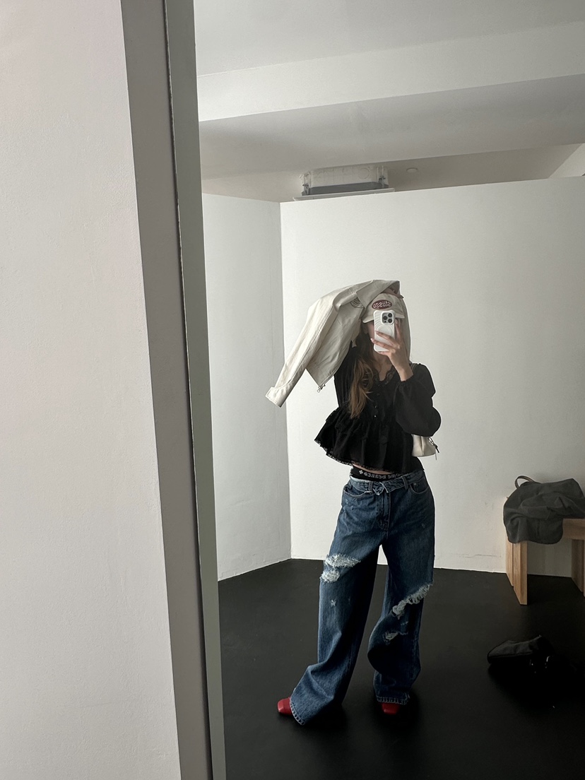 ZEROZERO韓國直郵實拍女士新款26春夏推薦襯衫蕾絲衫蕾絲ZEROZERO襯衫/蕾絲衫