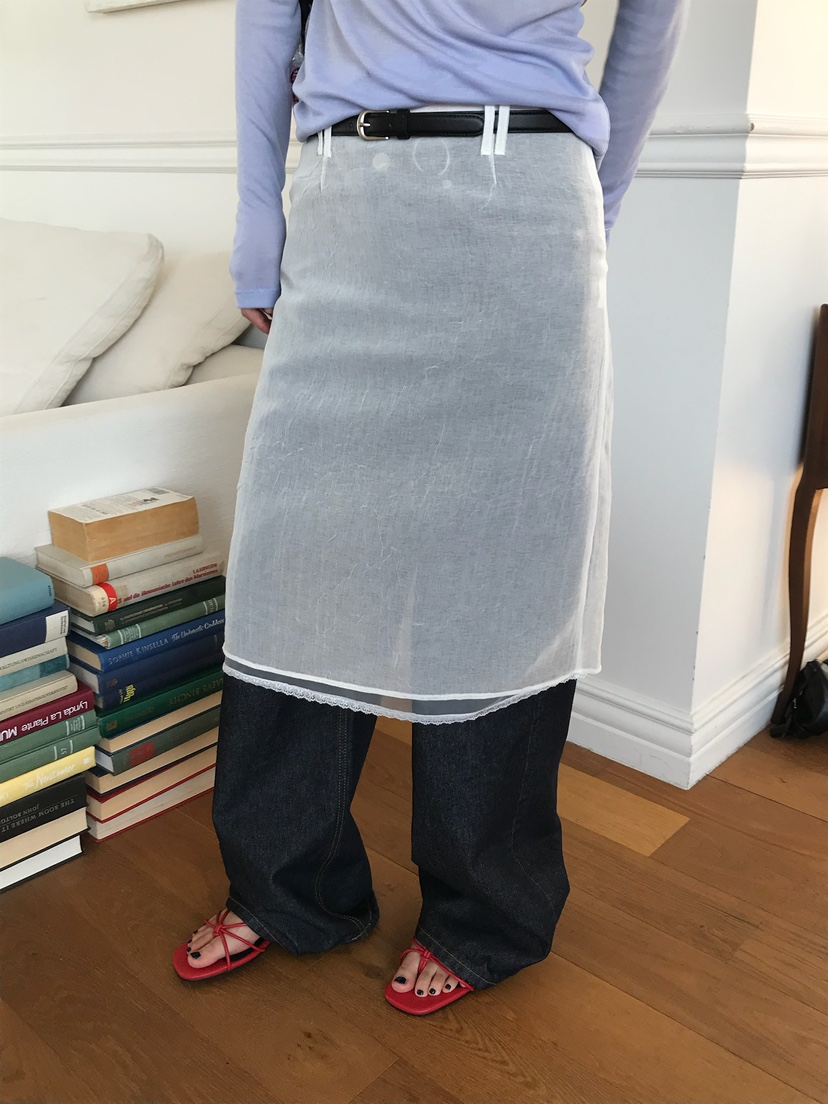 ESCHER韓國代購女裝新品職業時尚休閑人氣26春夏半身裙中短裙ESCHER半身裙/中短裙