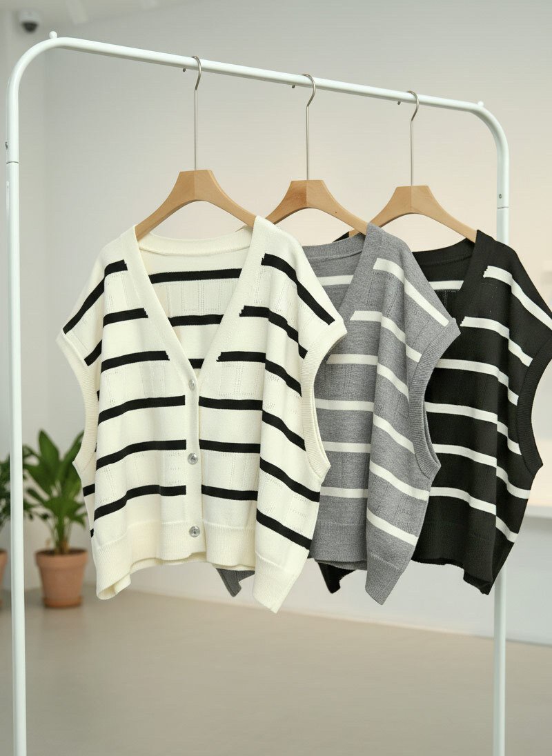 I BLLE韓國東大門直郵女裝新款熱賣職業休閑26春夏時尚馬甲I BLLE馬甲