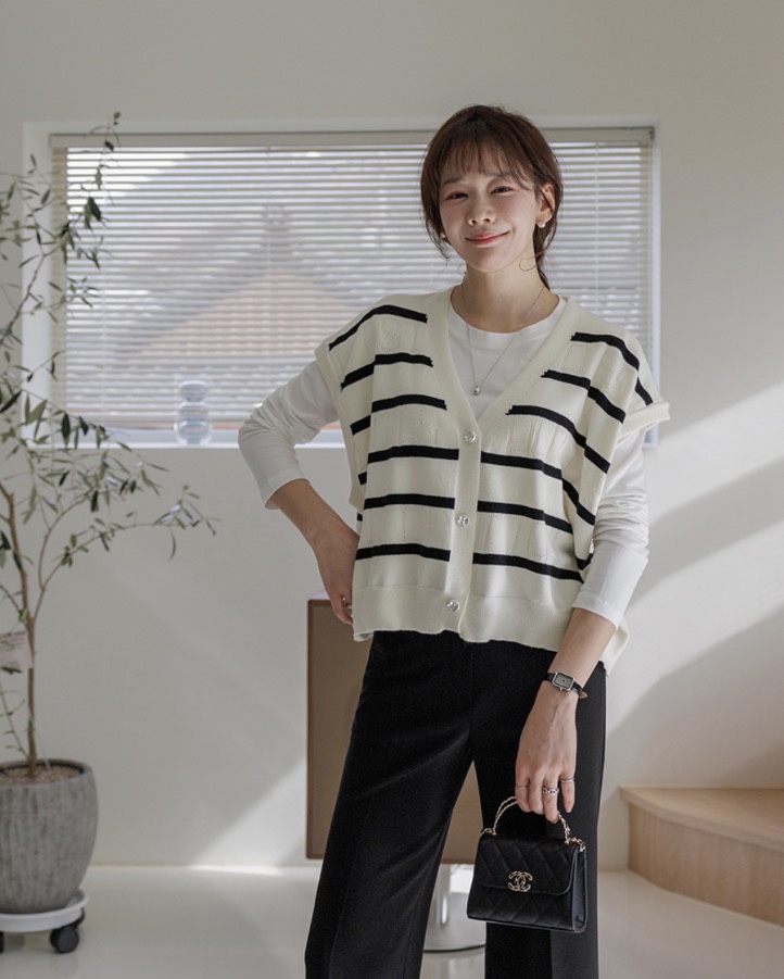 I BLLE韓國東大門直郵女裝新款熱賣職業休閑26春夏時尚馬甲I BLLE馬甲