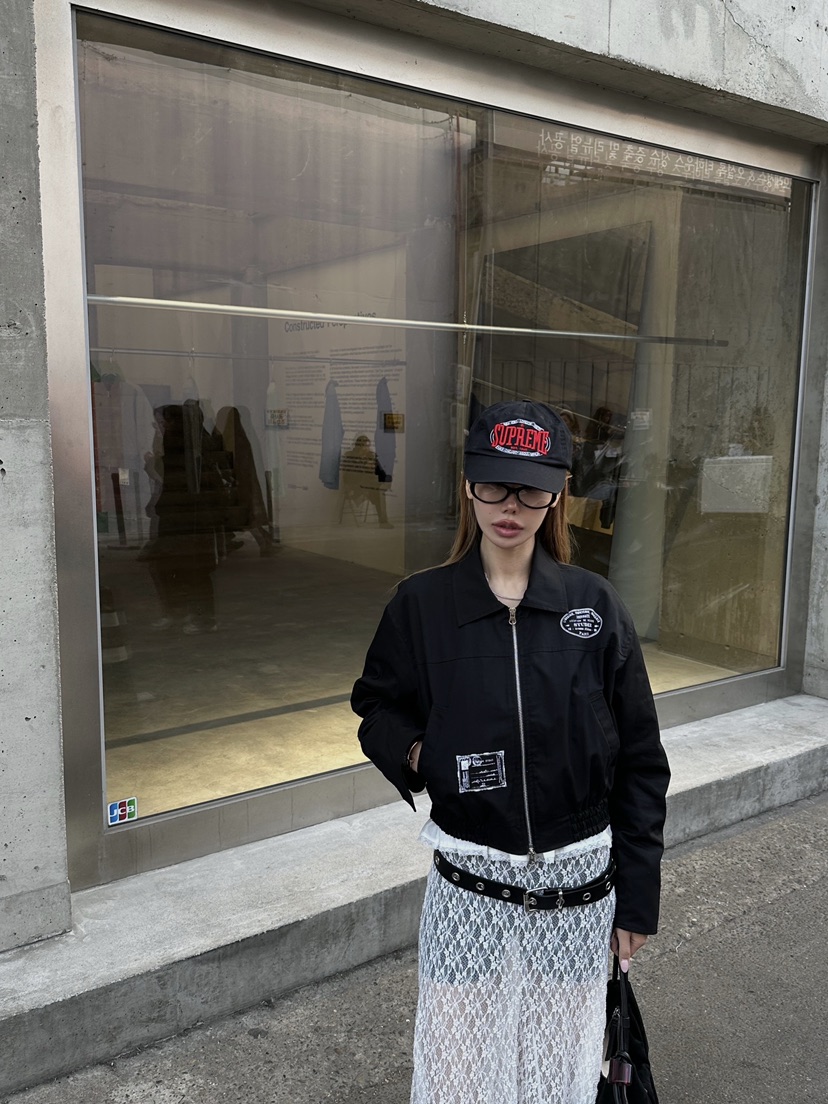 ZEROZERO韓國直郵實拍女裝新品26春夏職業推薦時尚休閑夾克ZEROZERO夾克圖色1