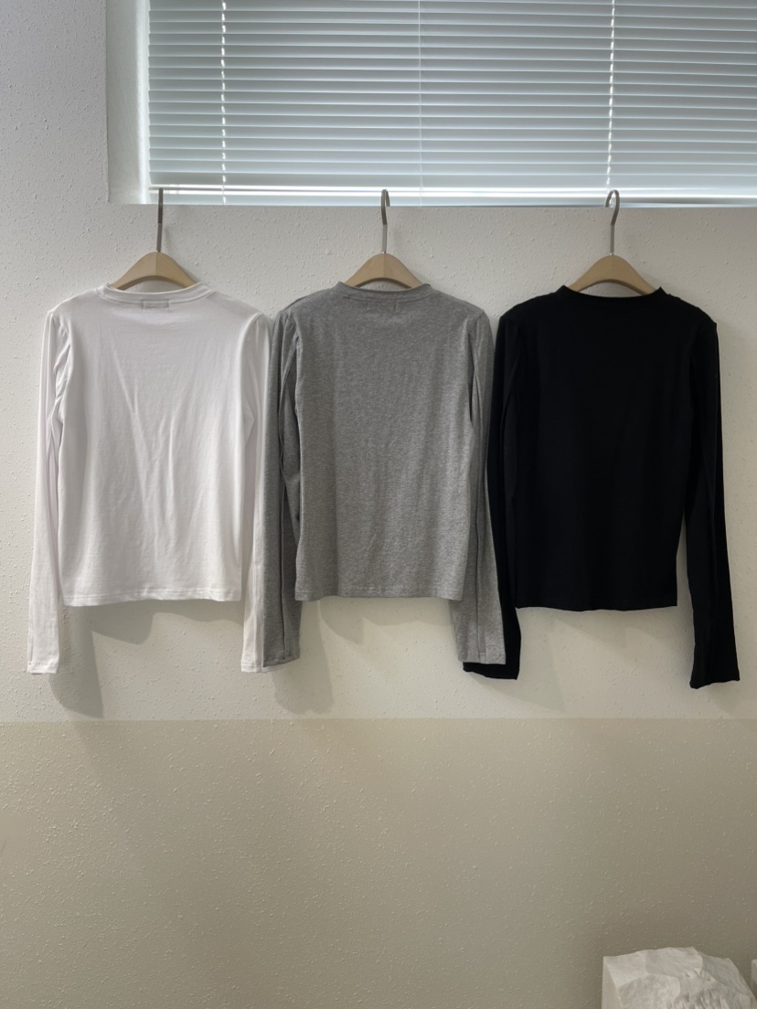 REIZ韓國東大門直郵女裝新品人氣休閑26春夏推薦熱賣長袖T恤REIZ長袖T恤