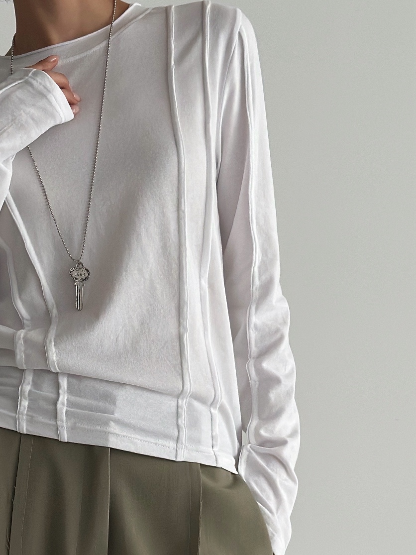 REIZ韓國東大門直郵女裝新品人氣休閑26春夏推薦熱賣長袖T恤REIZ長袖T恤