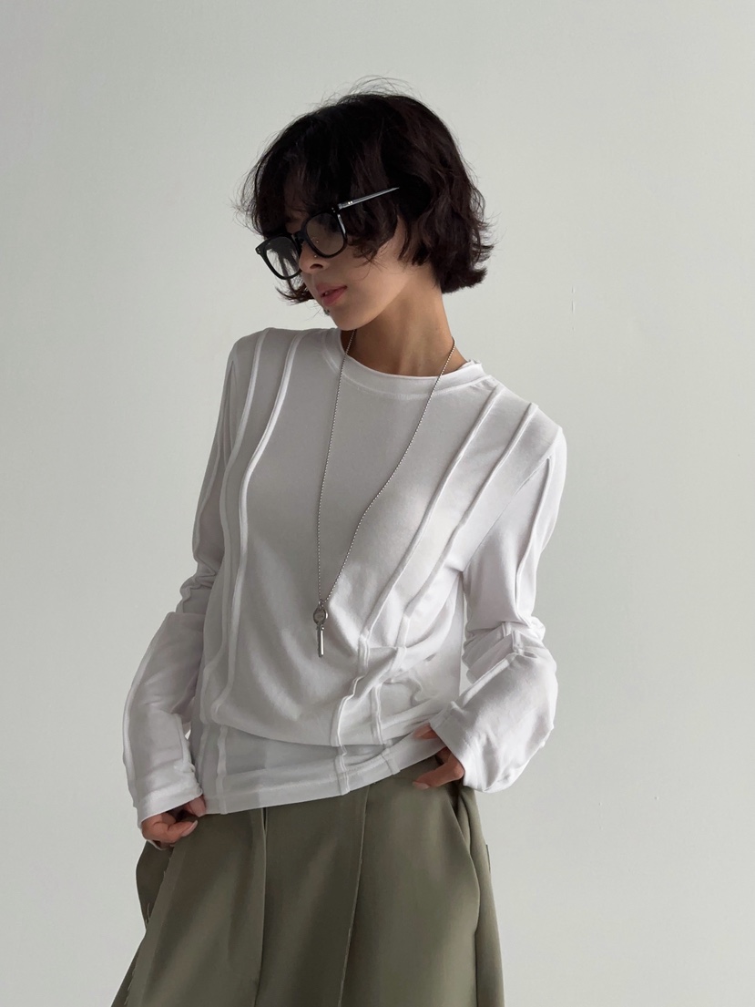 REIZ韓國東大門直郵女裝新品人氣休閑26春夏推薦熱賣長袖T恤REIZ長袖T恤