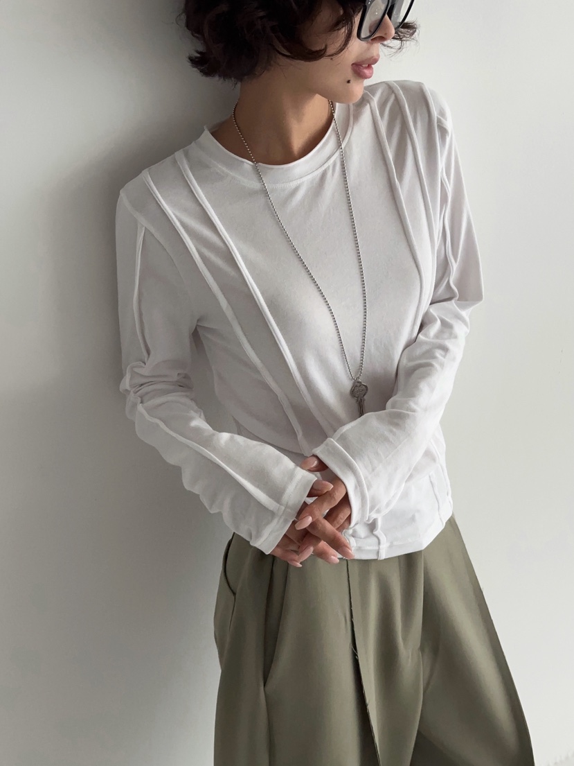 REIZ韓國東大門直郵女裝新品人氣休閑26春夏推薦熱賣長袖T恤REIZ長袖T恤