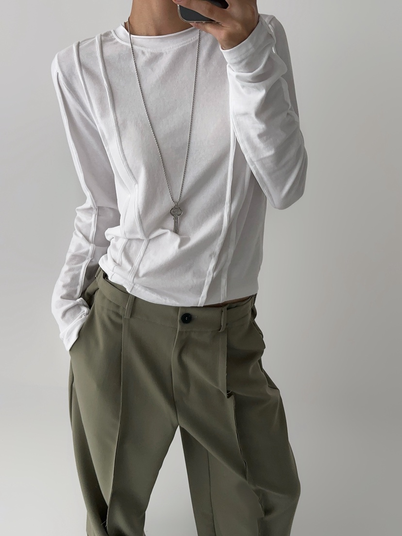 REIZ韓國東大門直郵女裝新品人氣休閑26春夏推薦熱賣長袖T恤REIZ長袖T恤