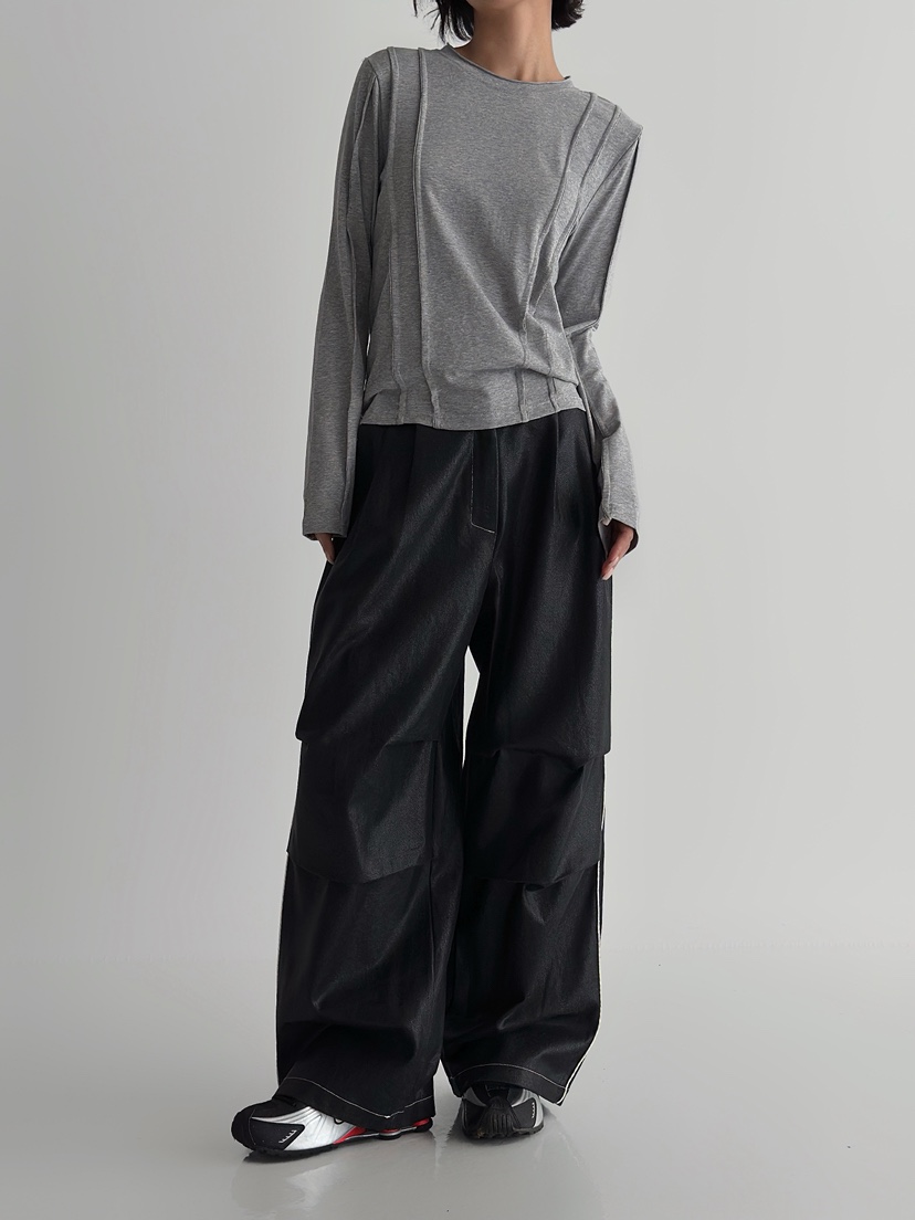 REIZ韓國東大門直郵女裝新品人氣休閑26春夏推薦熱賣長袖T恤REIZ長袖T恤