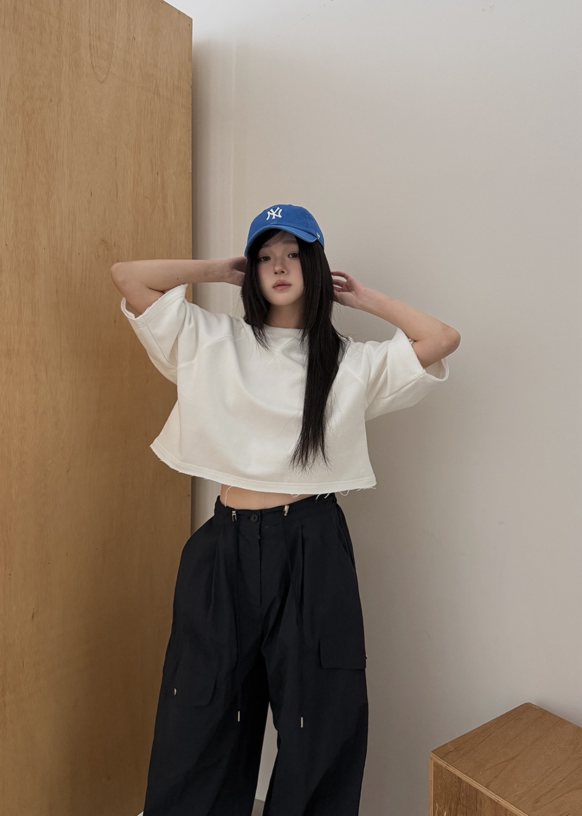 AMOOD韓國東大門代購女裝新品26春夏熱賣休閑推薦職業T恤AMOODT恤