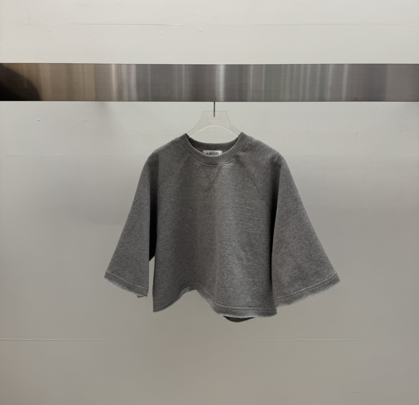 AMOOD韓國東大門代購女裝新品26春夏熱賣休閑推薦職業T恤AMOODT恤圖色2