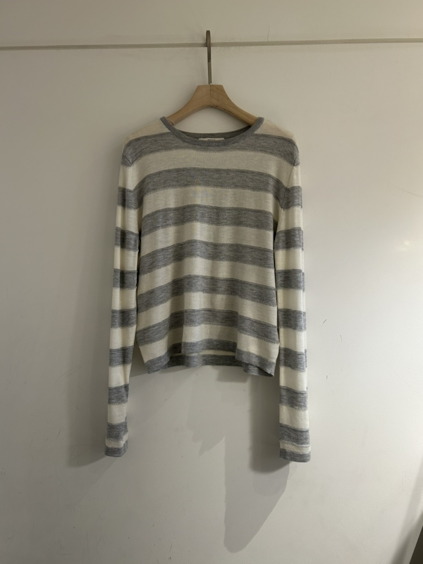 NOTICE韓國直郵女士新款人氣26春夏職業時尚針織衫寬松條紋NOTICE針織衫圖色1