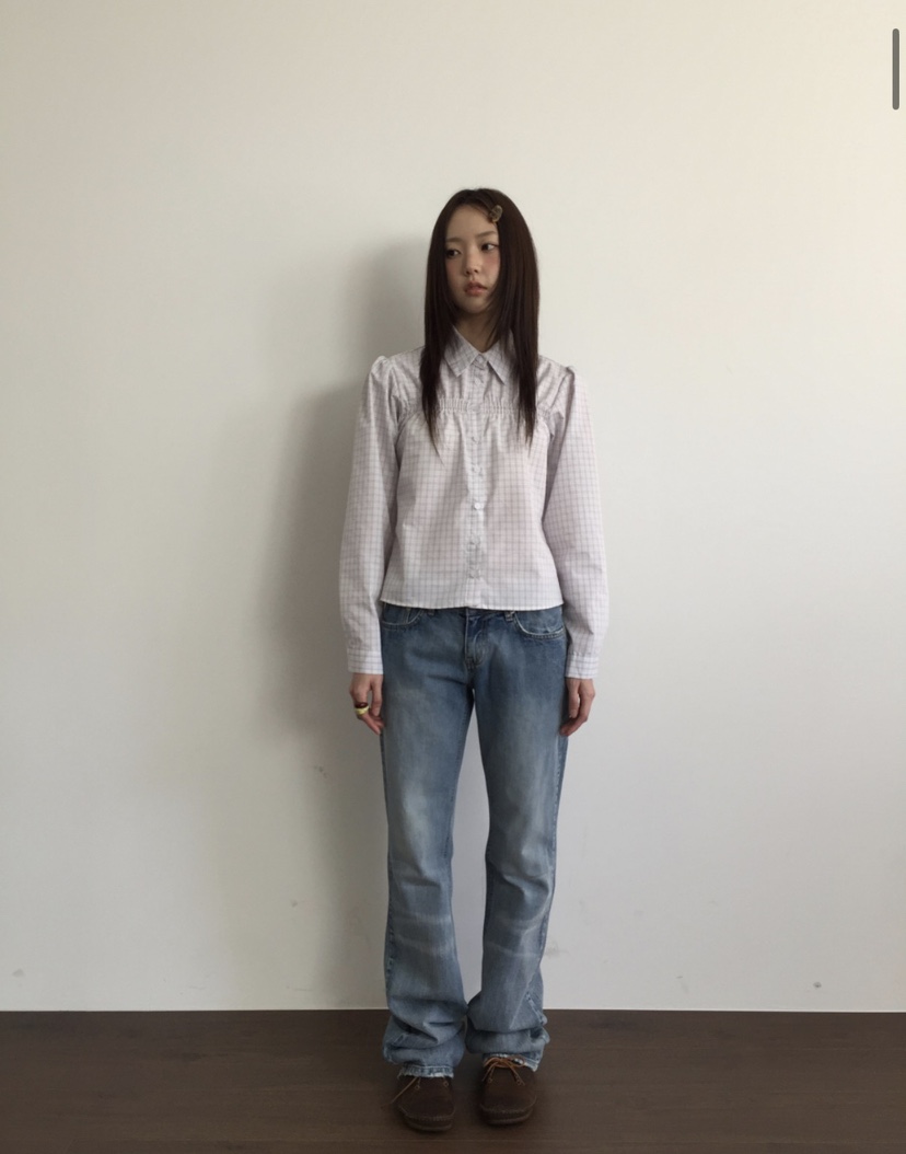 EOMPIT韓國東大門直郵女裝新款推薦熱賣職業休閑襯衫蕾絲衫EOMPIT襯衫/蕾絲衫