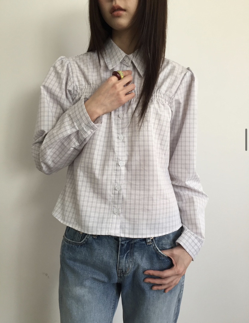 EOMPIT韓國東大門直郵女裝新款推薦熱賣職業休閑襯衫蕾絲衫EOMPIT襯衫/蕾絲衫圖色1