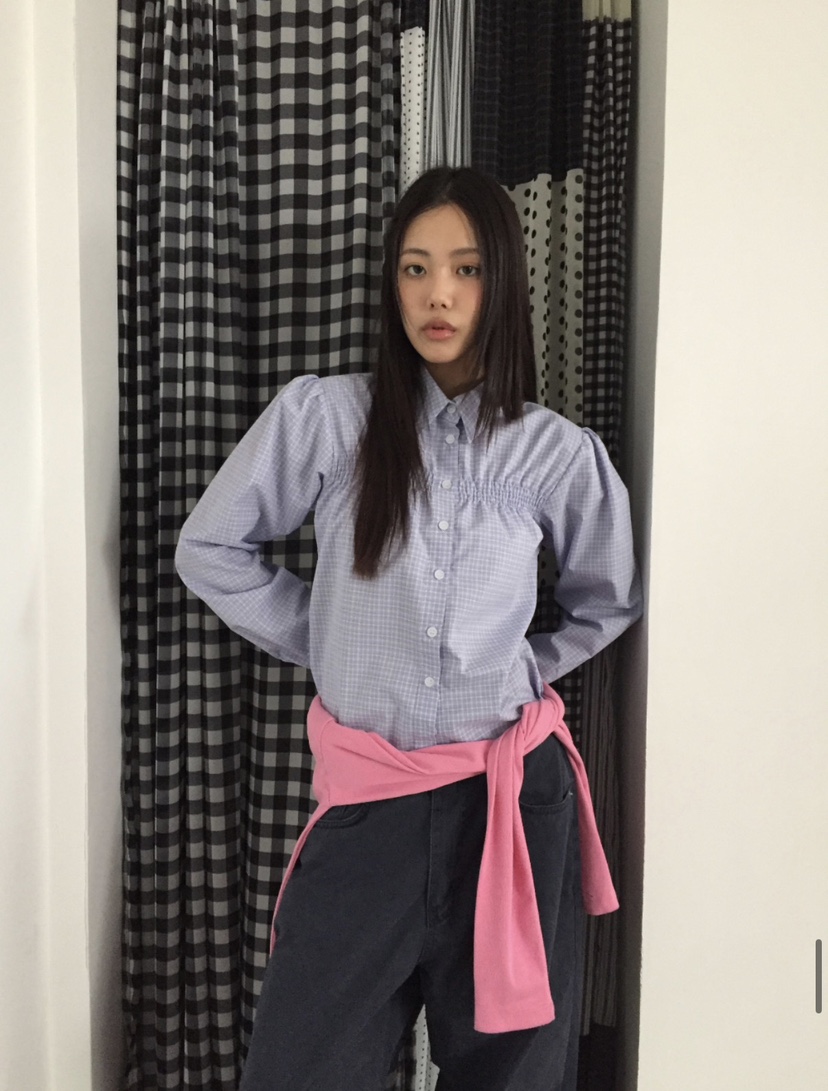 EOMPIT韓國東大門直郵女裝新款推薦熱賣職業休閑襯衫蕾絲衫EOMPIT襯衫/蕾絲衫圖色2