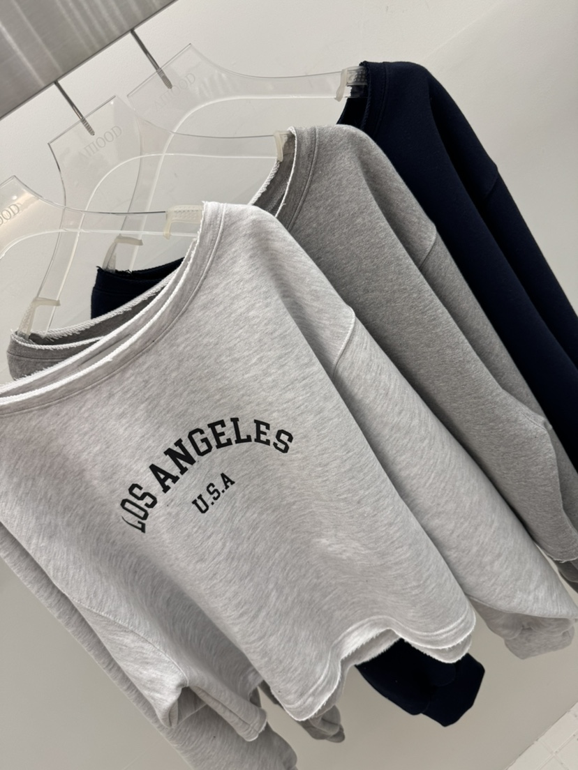 AMOOD韓國直郵實拍女裝新款推薦人氣職業時尚休閑26春夏衛衣AMOOD衛衣