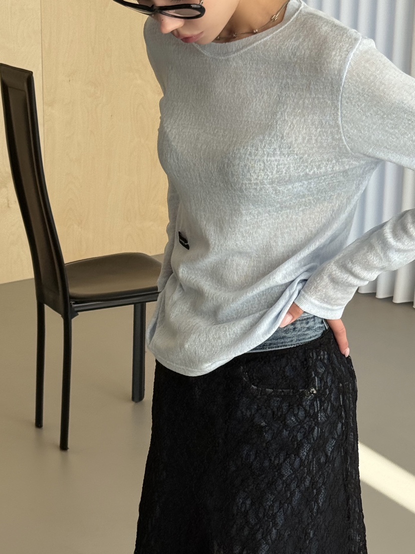 ZEROZERO韓國東大門直郵女裝新款推薦人氣時尚26春夏長袖T恤ZEROZERO長袖T恤