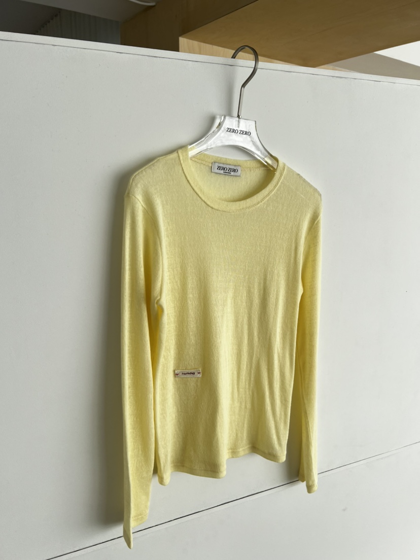 ZEROZERO韓國東大門直郵女裝新款推薦人氣時尚26春夏長袖T恤ZEROZERO長袖T恤圖色4