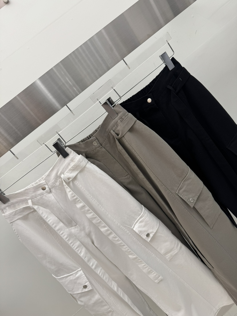 AMOOD韓國東大門直郵女士新款職業26春夏休閑褲含腰帶口袋AMOOD休閑褲