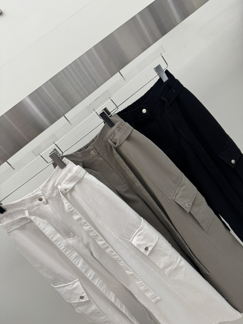 AMOOD韓國東大門直郵女士新款職業26春夏休閑褲含腰帶口袋AMOOD休閑褲