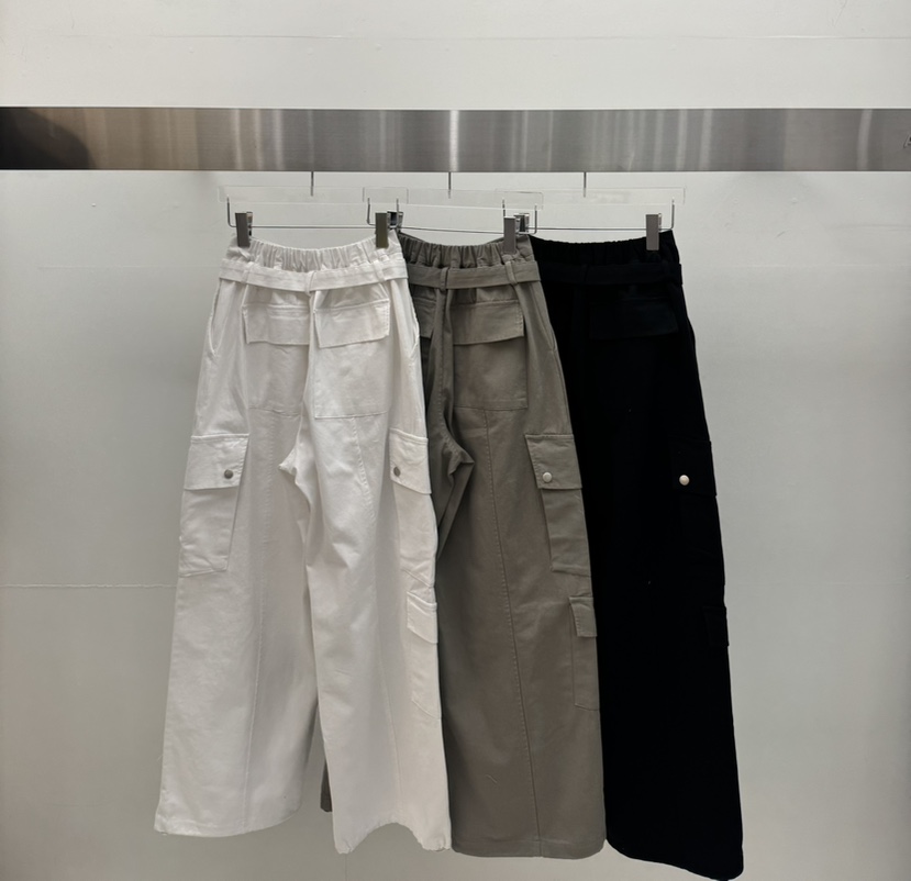 AMOOD韓國東大門直郵女士新款職業26春夏休閑褲含腰帶口袋AMOOD休閑褲