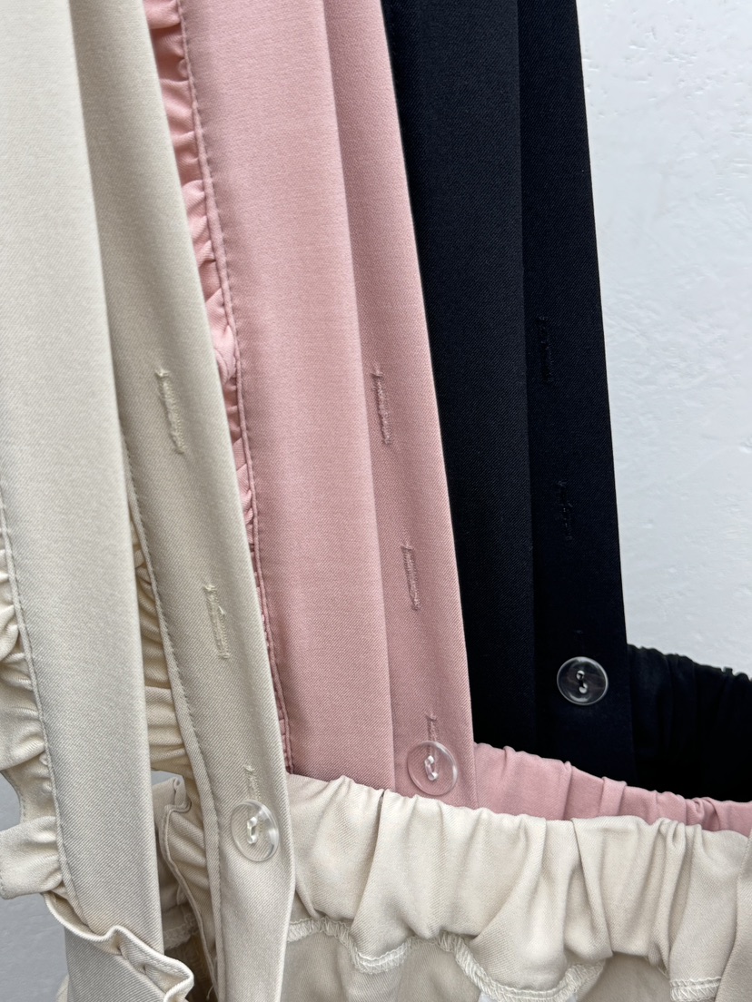 RE:FRESH-L韓國代購女裝新款熱賣人氣職業背帶褲荷葉邊混紡RE:FRESH背帶褲