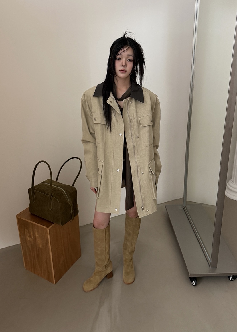 AMOOD韓國代購女士新品推薦26春夏時尚休閑人氣熱賣職業夾克AMOOD夾克