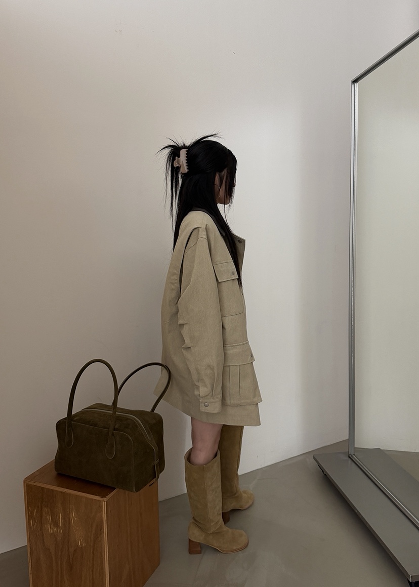 AMOOD韓國代購女士新品推薦26春夏時尚休閑人氣熱賣職業夾克AMOOD夾克